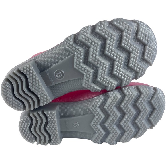 NWT George Girls Pink Rain Boots - Size 13 - Picture 6 of 8